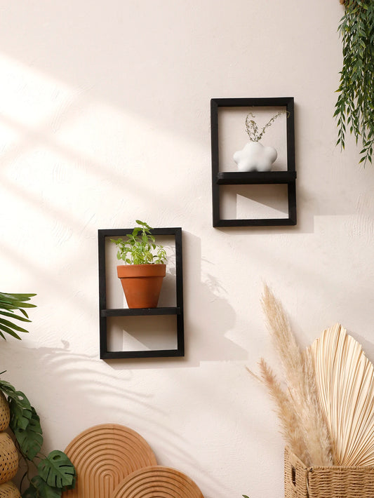 Framed Wall Mounted Plant Shelf