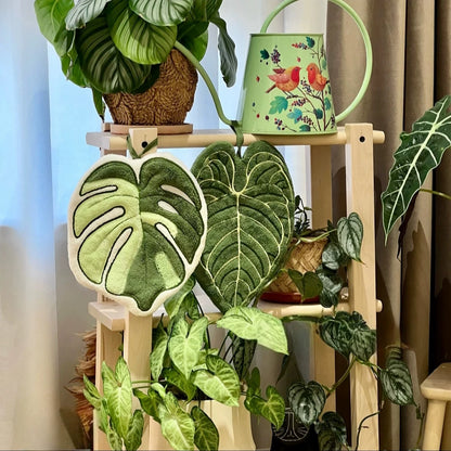 Houseplant Coral Fleece Hand Towel