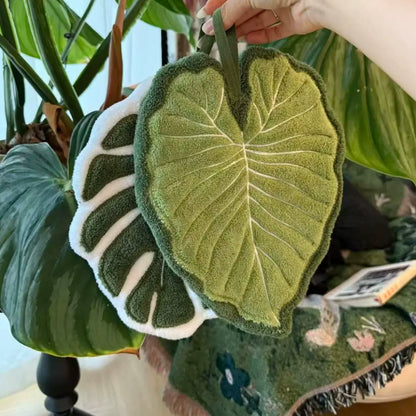 Houseplant Coral Fleece Hand Towel