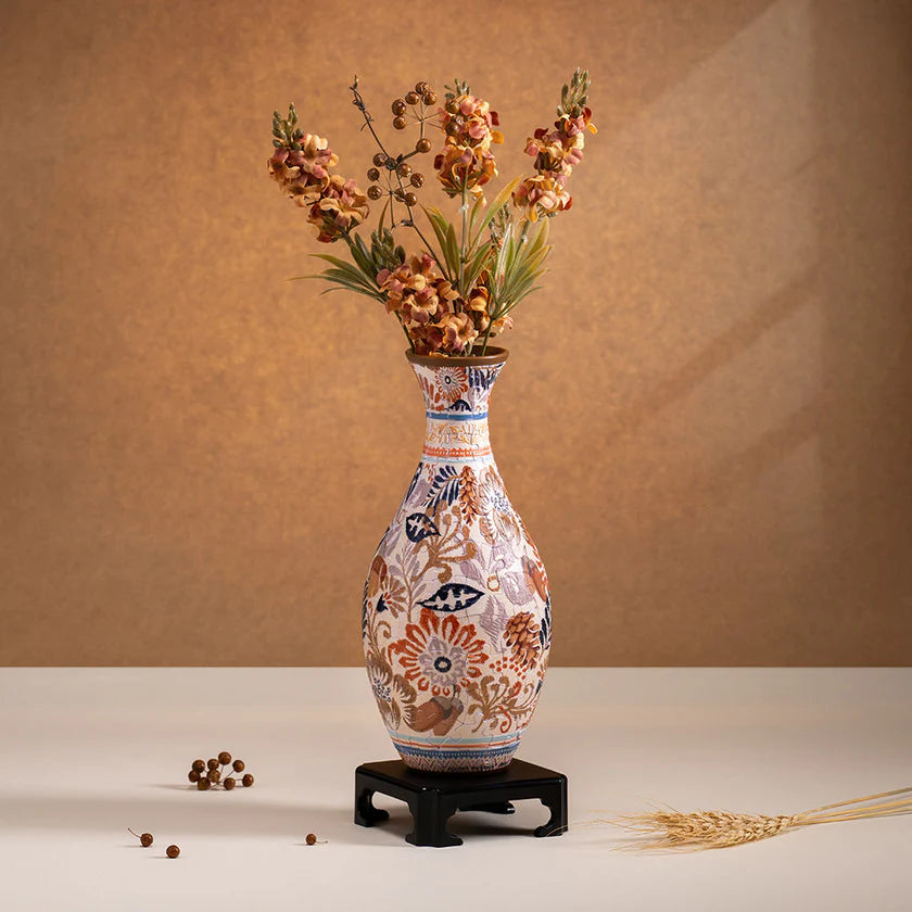 3D Floral Puzzle Vase