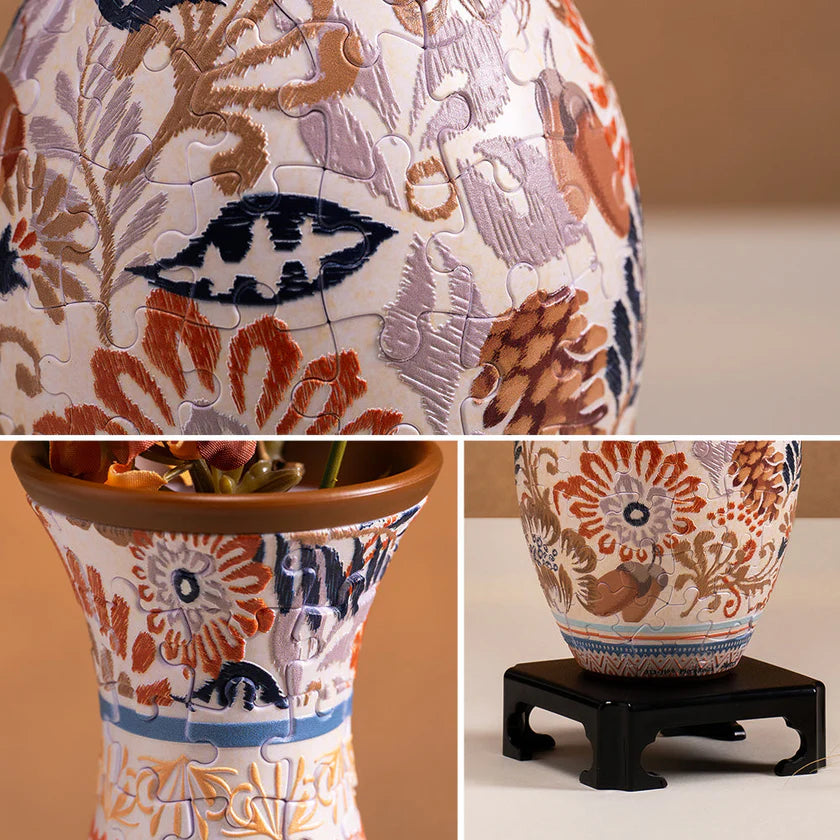 3D Floral Puzzle Vase