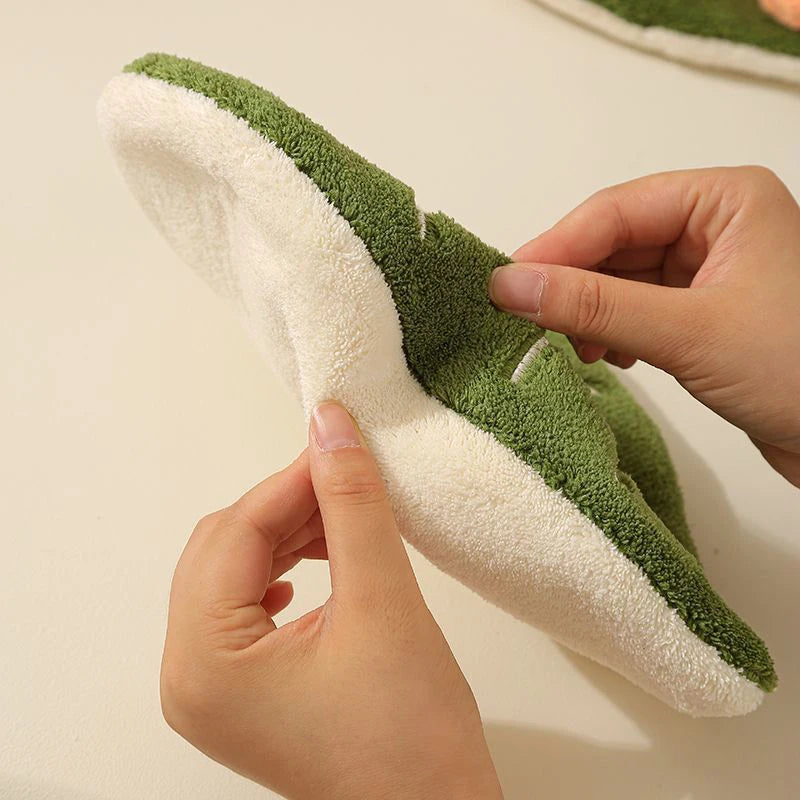 Houseplant Coral Fleece Hand Towel
