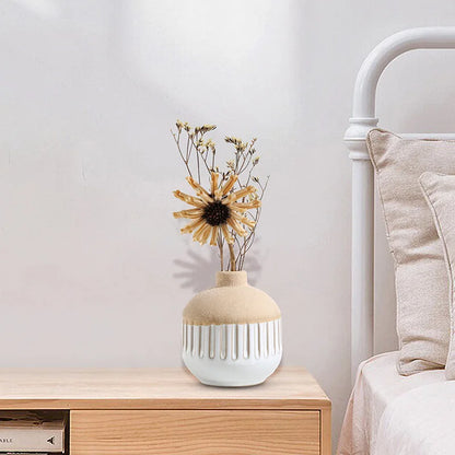 Textured Ceramic Bud Vases