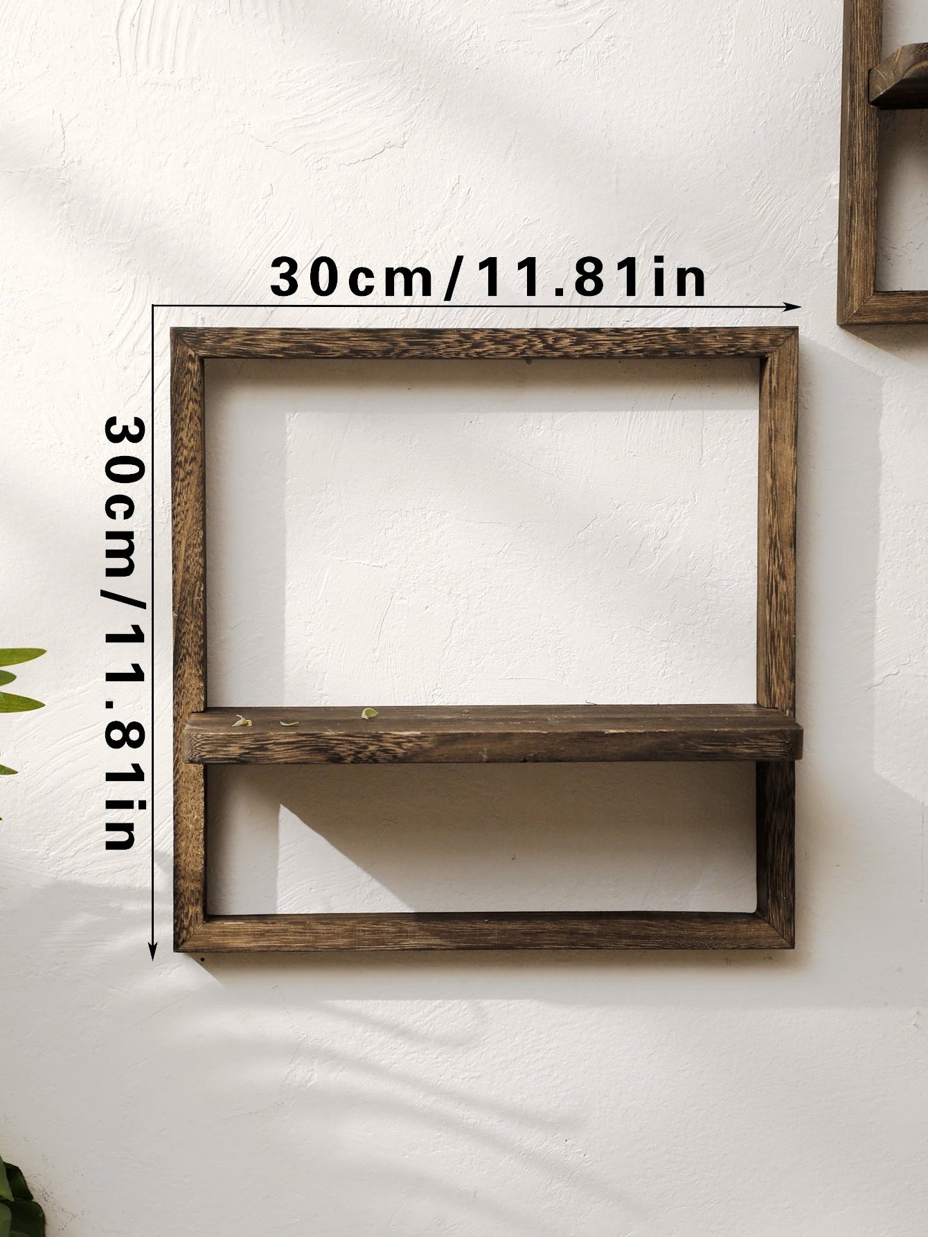 Framed Wall Mounted Plant Shelf