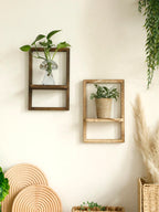 Framed Wall Mounted Plant Shelf