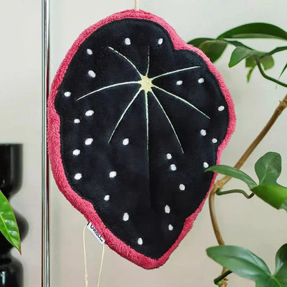 Houseplant Coral Fleece Hand Towel