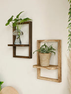 Framed Wall Mounted Plant Shelf