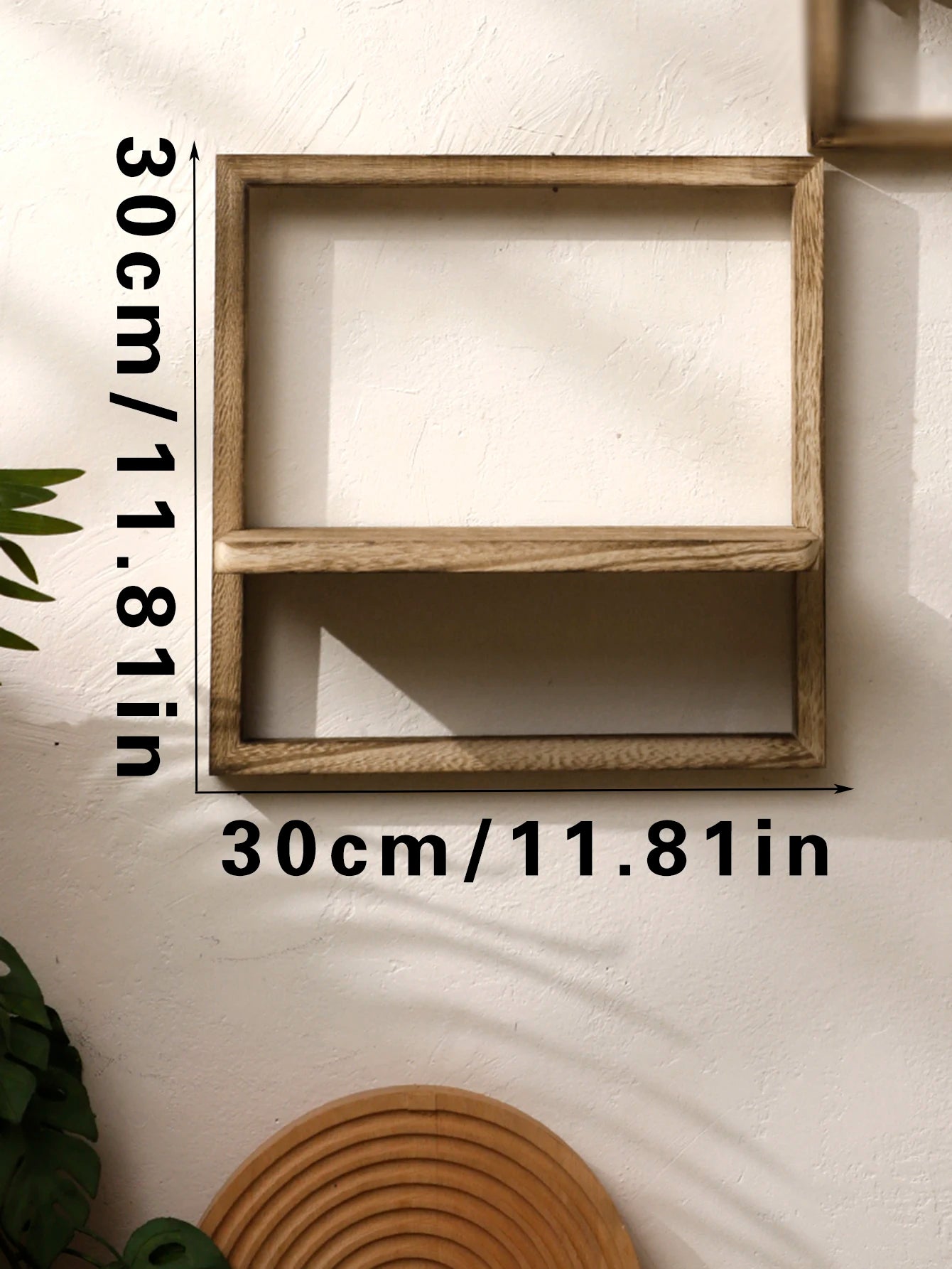 Framed Wall Mounted Plant Shelf