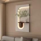 Hydroponic Green Plant Decorative Painting LED Wall Lamp