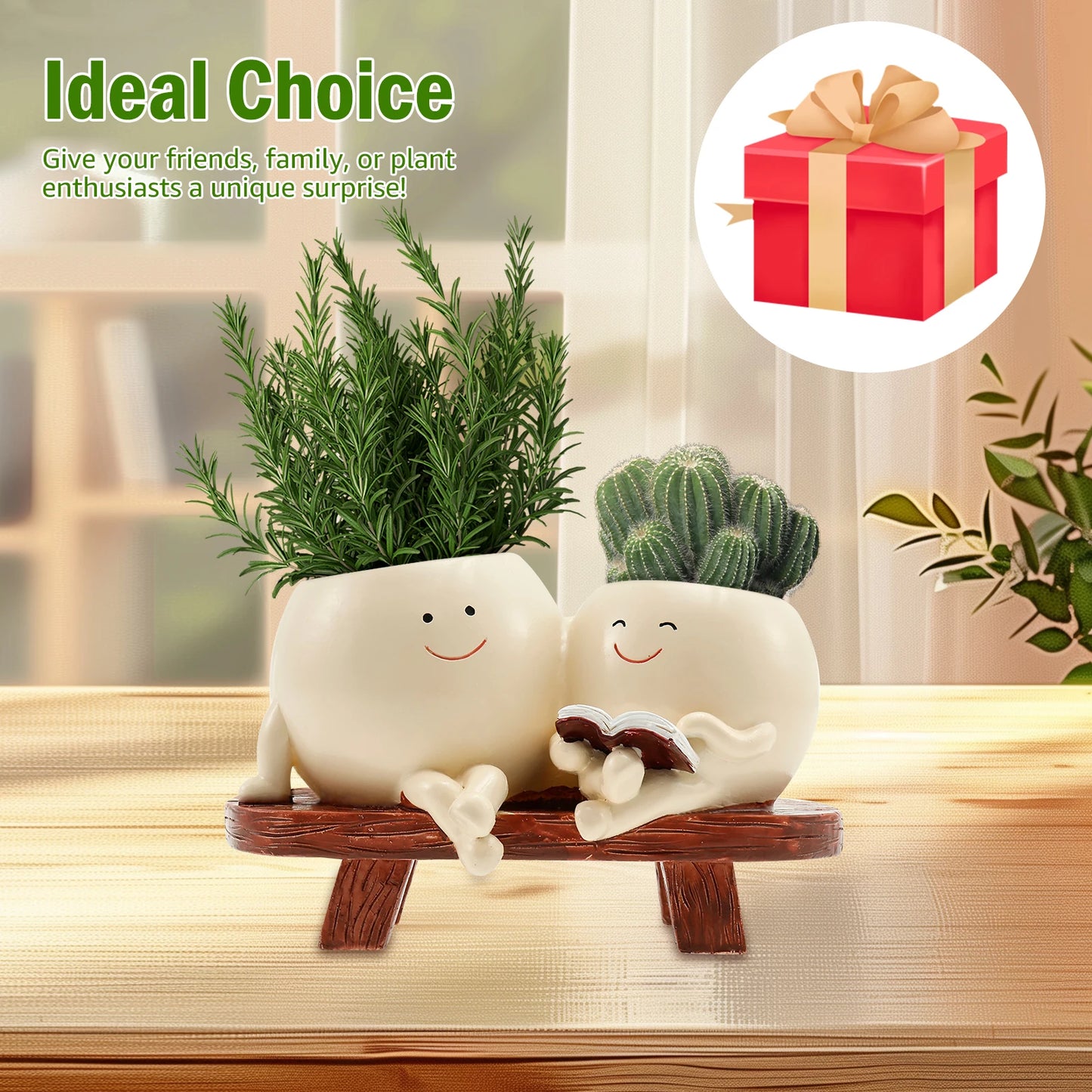 Chair Smile Face Planter