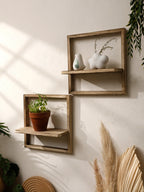 Framed Wall Mounted Plant Shelf