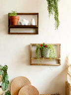 Framed Wall Mounted Plant Shelf