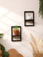 Framed Wall Mounted Plant Shelf