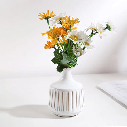 Textured Ceramic Bud Vases