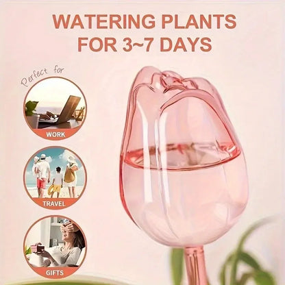 Pink Tulip Plant Self-Watering Balls