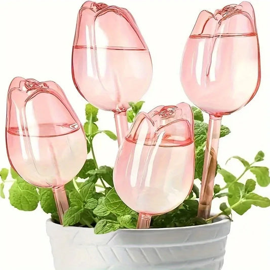 Pink Tulip Plant Self-Watering Balls