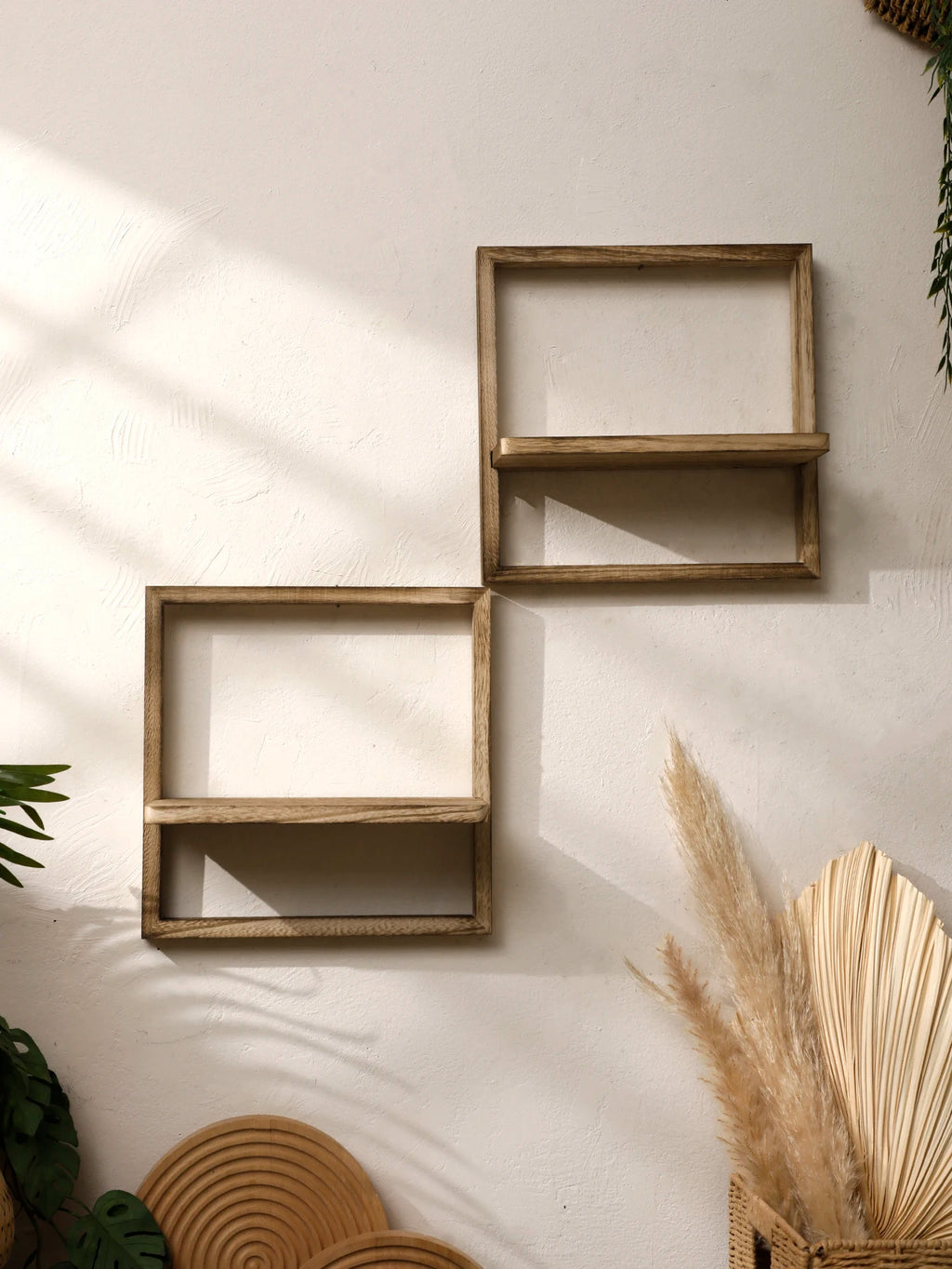 Framed Wall Mounted Plant Shelf