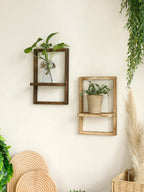 Framed Wall Mounted Plant Shelf